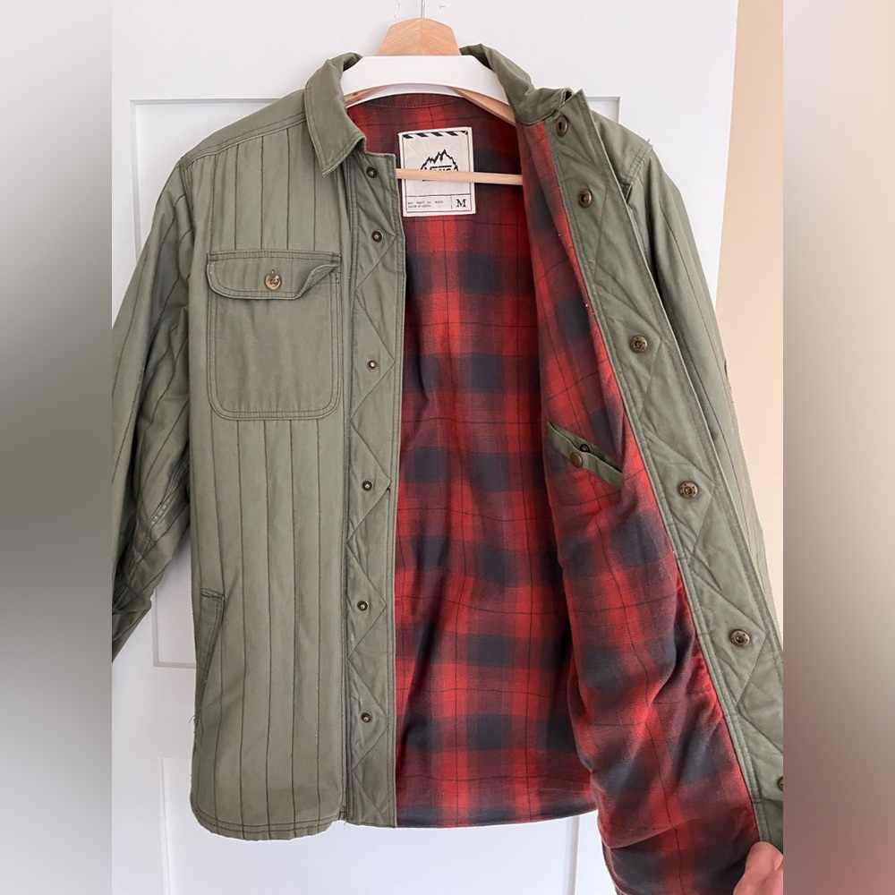 Vans waxed canvas Jacket flannel lined